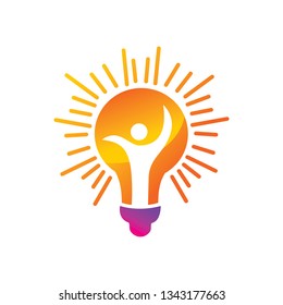 Success Star Logo Design Template Isolated