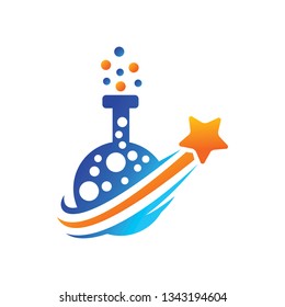 Success Star Logo Design Template Isolated