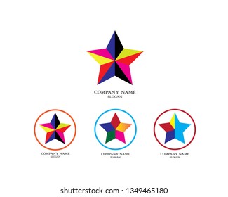 success star logo - Vector


