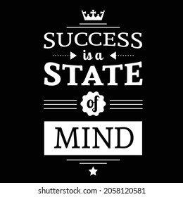 success is a state of mind