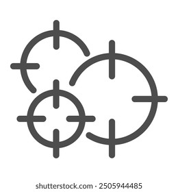 Erfolgsstrategiesymbol Vektorgrafik Pfeil im Zielsymbol