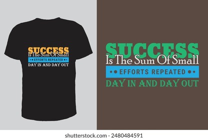 success is the sum of small efforts repeated day in and day out 