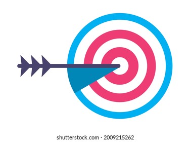 success target arrow isolated icon