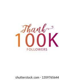 success template of 100k followers of social media 