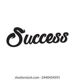 success text on white background.