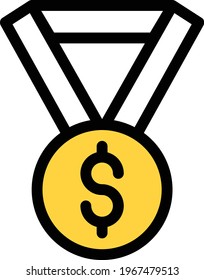 success vector clour line icon
