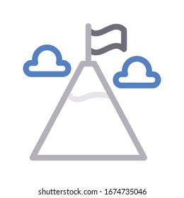 success vector color line icon 
