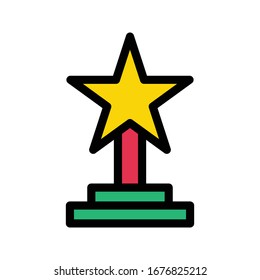 success vector flat color icon 