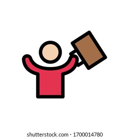 success vector flat color icon 