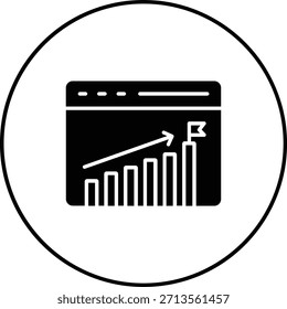 Icono de Vector de éxito. Se puede utilizar para aplicaciones de impresión, móviles y de Web.
