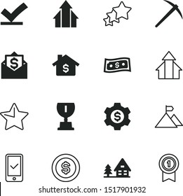 success vector icon set such as: ice, construction, tax, coin, credit, tool, page, banknote, excavation, sky, agreement, pick, mining, application, survey, successful, rest, envelope, challenge, cog