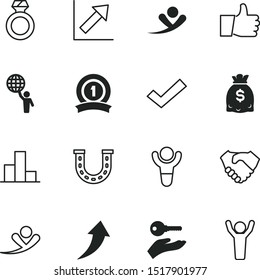 success vector icon set such as: buy, positive, steel, meeting, economy, purchase, estate, contract, international, travel, thumb, luxury, bank, carat, voice, ribbon, engagement, achievement