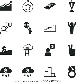 success vector icon set such as: down, data processing, rings, high, diamond, peace, ruby, support, advise, profile, red, pictogram, pendant, savings, ingot, premium, round, ribbon, trophy, job, fist