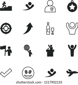success vector icon set such as: label, ribbon, tribune, ladder, excited, art, upstairs, boy, plane, fitness, cross, talk, vote, test, wreath, approved, wineglass, yes, public, dollar, avatar, aim