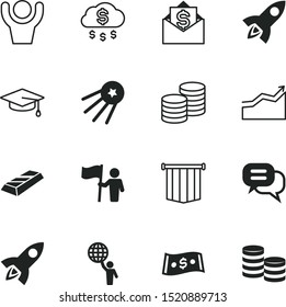 success vector icon set such as: successful, email, academic, support, envelope, ingot, value, rain, protest, chat, high, blank, banner, perfect, dialog, speech, price, happiness, report