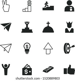 success vector icon set such as: purpose, majestic, hands, avatar, 2, agreement, kingdom, shiny, wallet, first, trophy, fingers, electricity, aim, confirm, upward climb, nobility, reward, prize