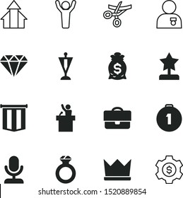 success vector icon set such as: wheel, document, gem, expensive, celebration, cogwheel, jewelry, mobile, accounting, queen, wife, fitness, ceremonial, modern, crystal, vocal, cartoon, bride, hands