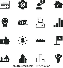 success vector icon set such as: cash, hand, price, thumb, seal, commerce, commercial, coin, blank, country, nature, stamp, salary, market, work, bribe, stars, badge, transportation, infographic