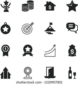 success vector icon set such as: diagram, communicate, mountain, medallion, work, cup, efficiency, frame, successful, line, ui, balloon, solution, earning, holiday, war, stack, bottle, premium