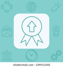 Success vector icon sign symbol