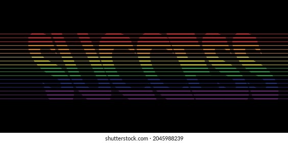 Success, Vector logo. Quotes and phrases for cards, banners, posters, pillow and clothes. Festive design. Colorful concept, lettering.