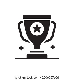 Success vector solid icon. Marketing and advertising symbol EPS 10 file