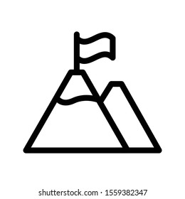 success vector thin line icon 
