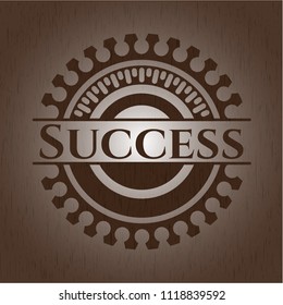 Success wooden signboards