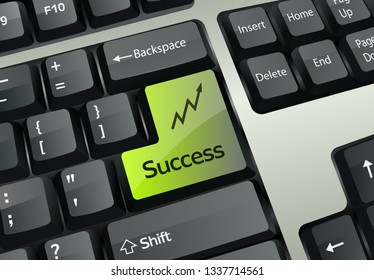 Success writing on enter key