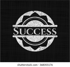 Success written on a chalkboard