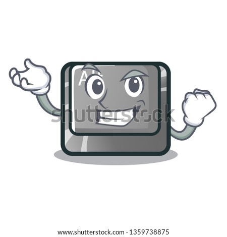 Successful alt button isolated with the mascot