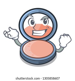 Successful blosh on in the shape character