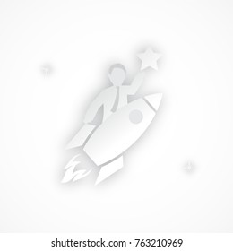 Successful. Business Concept vector illustration.