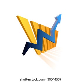 successful business graph