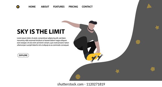 Successful Business Web Page Slider Banner Template