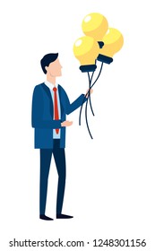 successful businessman avatar cartoon
