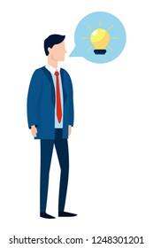 successful businessman avatar cartoon