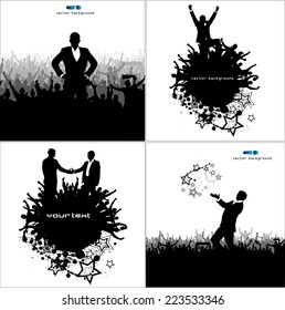 Successful businessman. Posters.