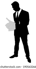 successful businessman, vector 