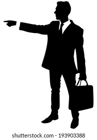 successful businessman, vector  