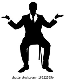 successful businessman, vector 