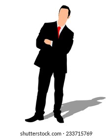 successful businessman, vector 