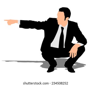successful businessman, vector 