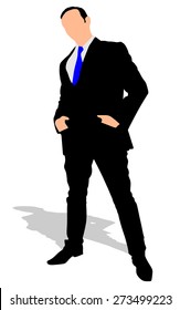 successful businessman, vector 