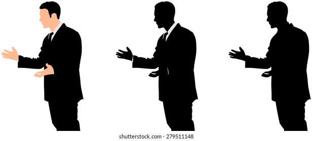 successful businessman, vector 
