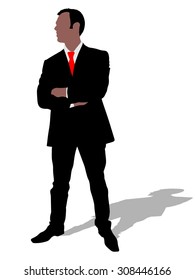 successful businessman, vector 