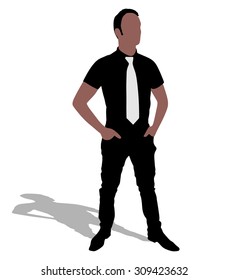 successful businessman, vector 