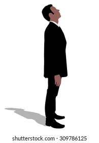 Homem de negócios bem-sucedido, vetor 