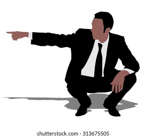 successful businessman, vector 