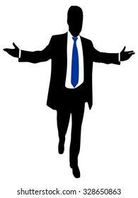 successful businessman, vector